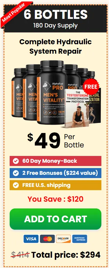 AlphaFuel Pro 6 bottles